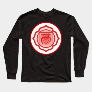 Grounded and balanced Root Chakra- Dark Green Long Sleeve T-Shirt